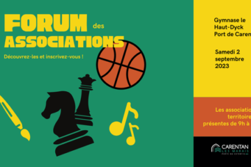 Affiche Forum des associations de Carentan 2023