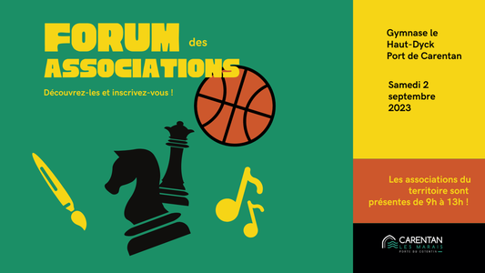 Affiche Forum des associations de Carentan 2023