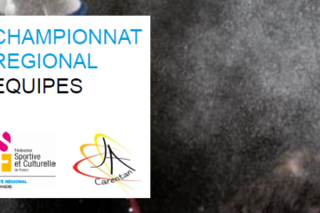 Affiche championnat régional FSCF de Normandie 2024 par équipes - Aînées