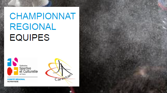 Affiche championnat régional FSCF de Normandie 2024 par équipes - Aînées